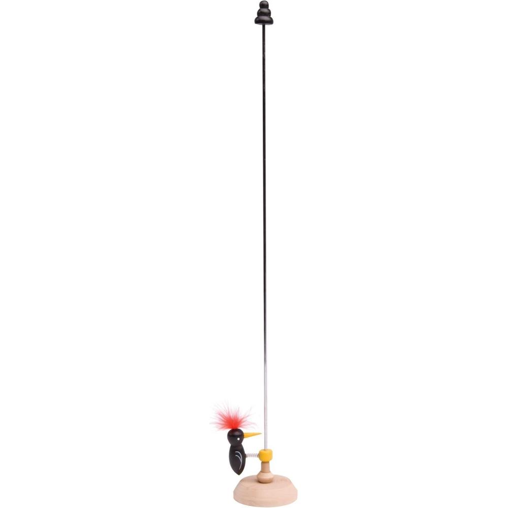 Schylling Woodpecker Toy – Retro Sliding Gadget for Kids and Adults – Mesmerizing and Calming Desk Accessory – Ages 5 and Up – One Piece