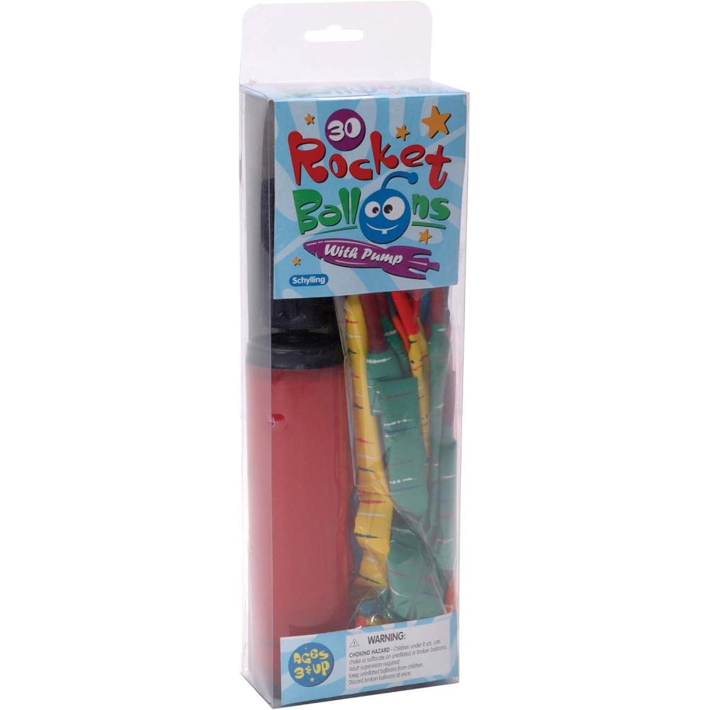 Schylling Rocket Balloons and Pump