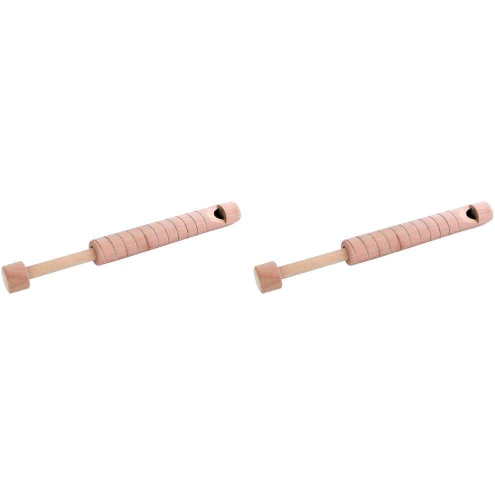 Schylling Wooden Slide Whistle – Classic Kids Instrument – All Wood Construction, Durable, Musical Toy for Children – Ages 3 and Up – One Whistle(1 Count (Pack of 2))