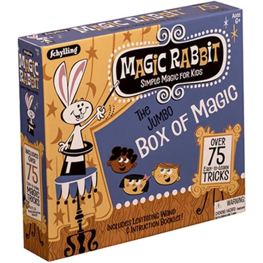 Schylling Magic Rabbit Jumbo Box of Magic Tricks Set